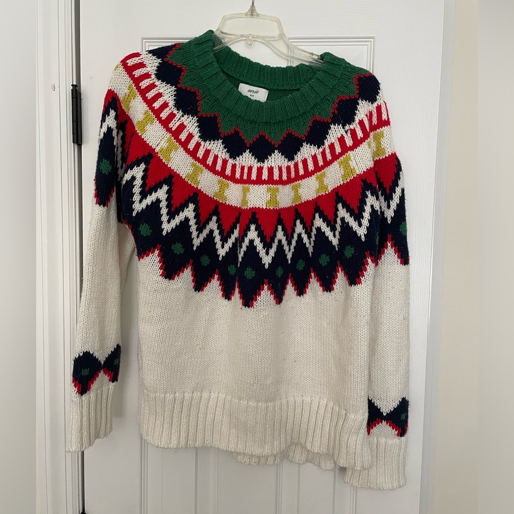 Fair Isle Aerie Sweater, Women’s Medium